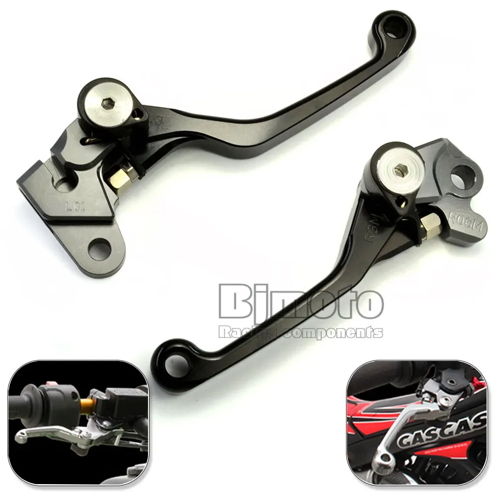 

LS-007-R65M/L65M-BK Motorcycle CNC Pivot Brake Clutch Levers For Yamaha YZ125 250 YZ250F YZ426F 450F Free Shipping