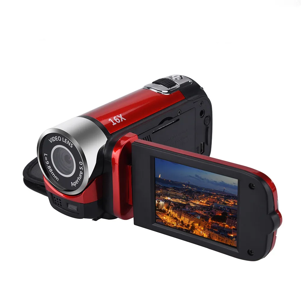 HIPERDEAL TFT ЖК дисплей камера Full HD 1080 P Портативные видеокамеры 16x зум 16MP домашнего использования цифровой w/2," Вращающийся ЖК-экран# M