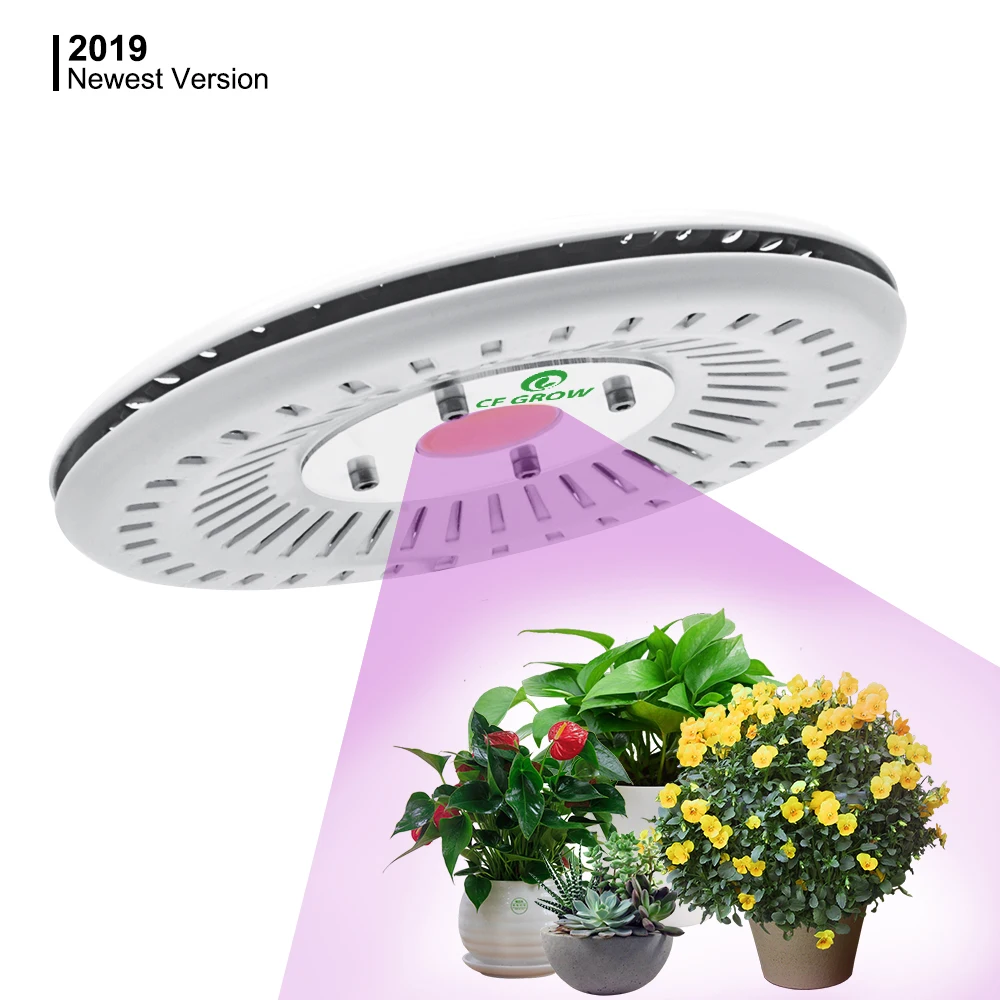 COB LED Grow Light Full Spectrum 100W UFO LED Grow Light Lamp Waterproof IP67 for Vegetable Flower Indoor Hydroponic Greenhouse