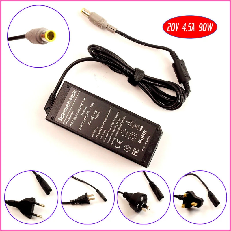 Cargador CA para portátil, adaptador de 20V, 4,5a, 90W para IBM / Thinkpad /Lenovo CM 2/UltraBase 43R8781/Mini Dock Series 3 433710U|charger zune|charger emergencycharger asus AliExpress