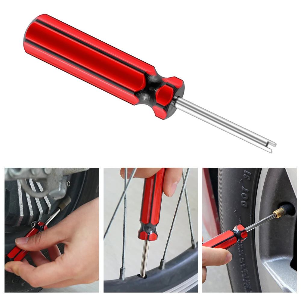 Valve Core Removal Tool ALLOMN Tire Valve Stem Core Removal Tool Single Head Valve Core Remover