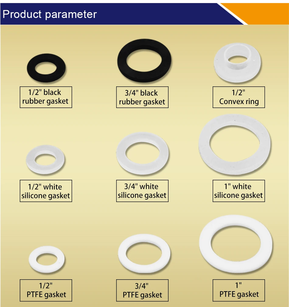 Белый черный 1/" 3/4" " резиновое кольцо кремния PTFE плоская прокладка уплотнительное кольцо для душевой форсунки шланг Труба сильфонная трубчатая шайба кольцо