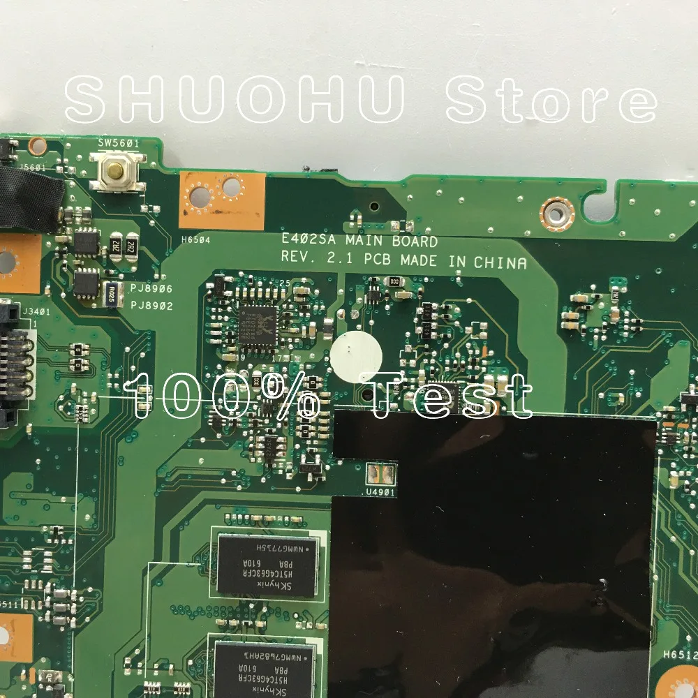KEFU For ASUS E402SA E502SA R417SA N3050 4GB Memory laptop motherboard tested 100% work original mainboard