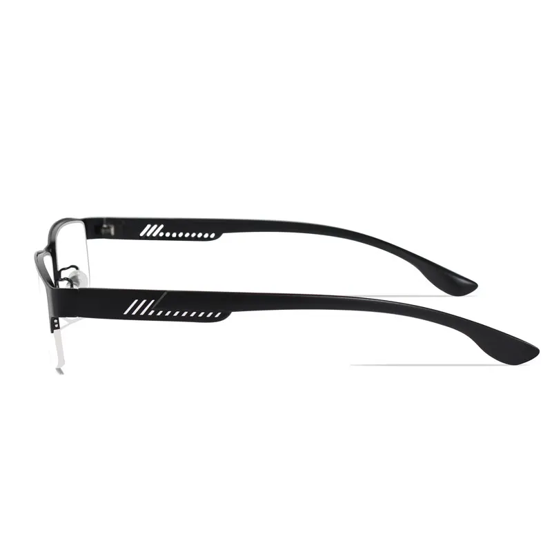 Gafas de Lectura para hombre, Gafas de visión, Gafas de Lectura para hombre, monturas para Gafas de hombre, medio montura + 1 + 1,5 2 2,5