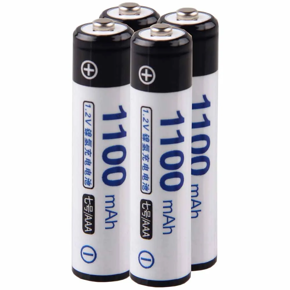 

Lowest price 4 piece AAA battery 1.2v batteries rechargeable 1100mAh nimh battery for power tools akkumulator