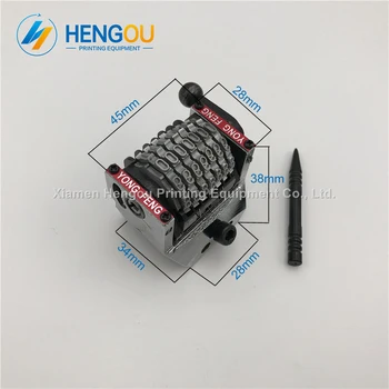 

1 Piece Printing Numbering Machine 7 Digits Vertical Backward Jump Mode 9876543... last three bits are adjustable