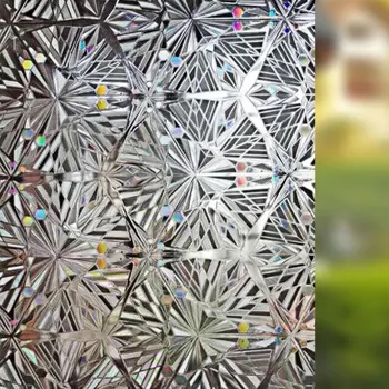 

3D window film toning heat transfer vinyl glass film Stained window sticker Static Cling Frosted Self-Adhesive furniture film