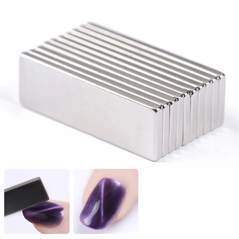  1Pc Cat Eye Strong Magnet Slice for 3D Nail Gel Magnetic Stick UV Gel Polish Manicure Nail Art Tool