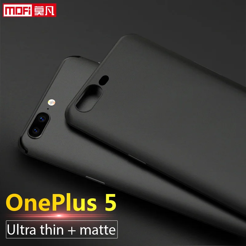 Чехол для OnePlus 5, чехол для OnePlus 5, силиконовый матовый чехол Mofi, Ультратонкий чехол One Plus A5000 Capas, мягкая задняя крышка из ТПУ, чехол для OnePlus 5