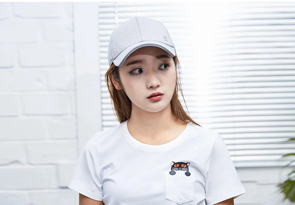 Xiaomi Youpin Trendy Solid Color Reflective Baseball Mi Cap Hat Sweat Absorption Reflective Snapback Hip Hop For Men and Women (10)