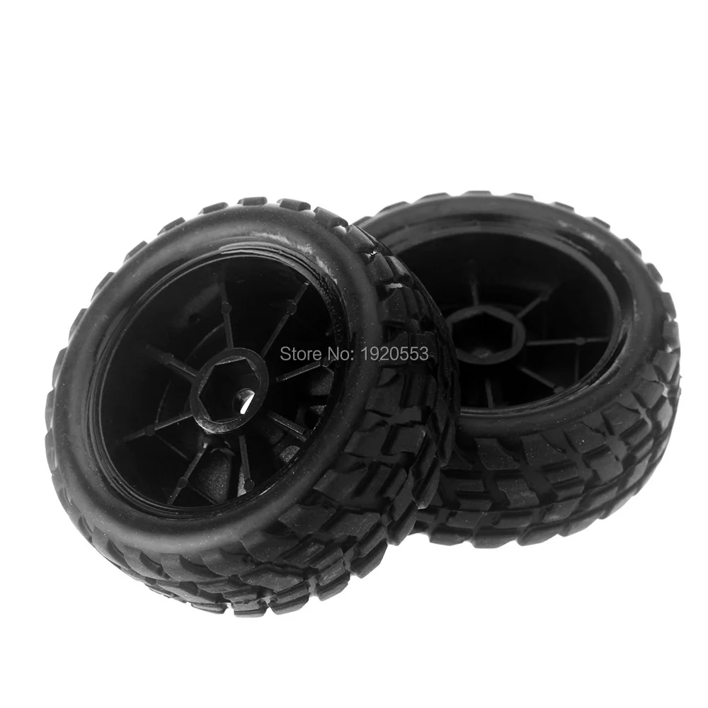 

2Pcs A949-02 Right Wheel Tire Spare Parts For Wltoys A949 1/18 Remote Control RC Car