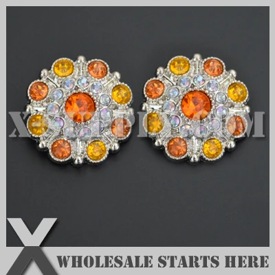 

Free Shipping 28mm Special Stargazer Acrylic Rhinestone Button with Shank Back,RB1040-28,Sun and Topaz