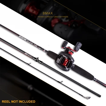 

Abu Garcia Fishing Rods Black Max BMAXC662M Spinning Rod 6'6" 1.98m Carbon Spinning Fishing Rods 2 Sec M Power Rod Pesca