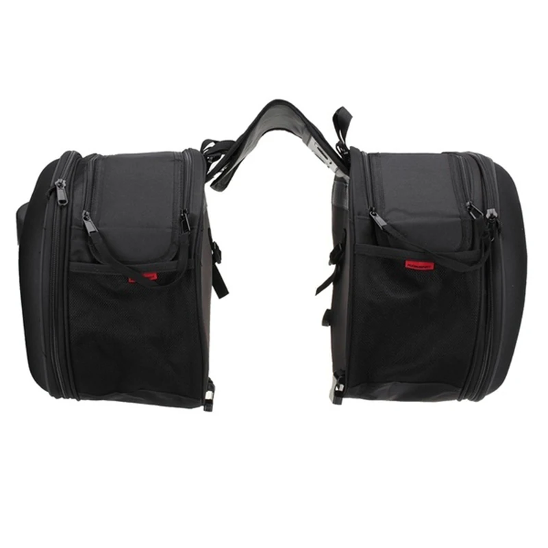 

1 Pair Of Motorcycle Side Saddle Bag Universal Motorbike Outdoors Waterproof Package Luggage Helmet Bags Chr