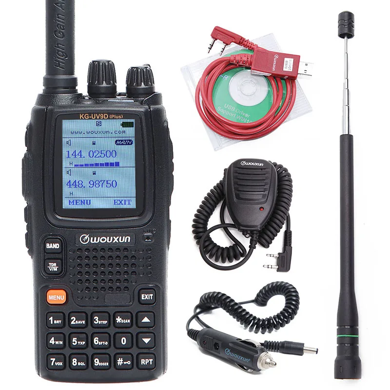 _Xun KG UV9D Plus семь диапазонов включая FM радио и воздушную полосу ретранслятор