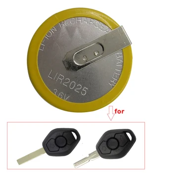 

High Quality Rechargeable LIR 2025 Battery 3.6V For BMW e46 e39 e36 e38 e34 Key Remote Car Key Shell Cover Brand Button Battery