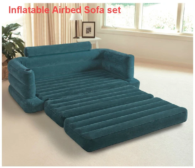 Intex Deluxe Inflatable Airbed Sofa Set 2 Person Lounge Chair Intex Deluxe Inflatable Airbed Sofa Set 2 Person Lounge Chair 193 231 71cm In Living Room Sofas From Furniture On