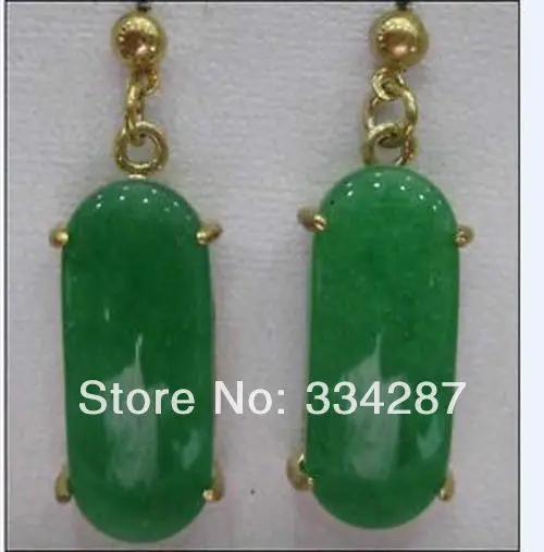 

hot sell new - beautiful green jade Earrings