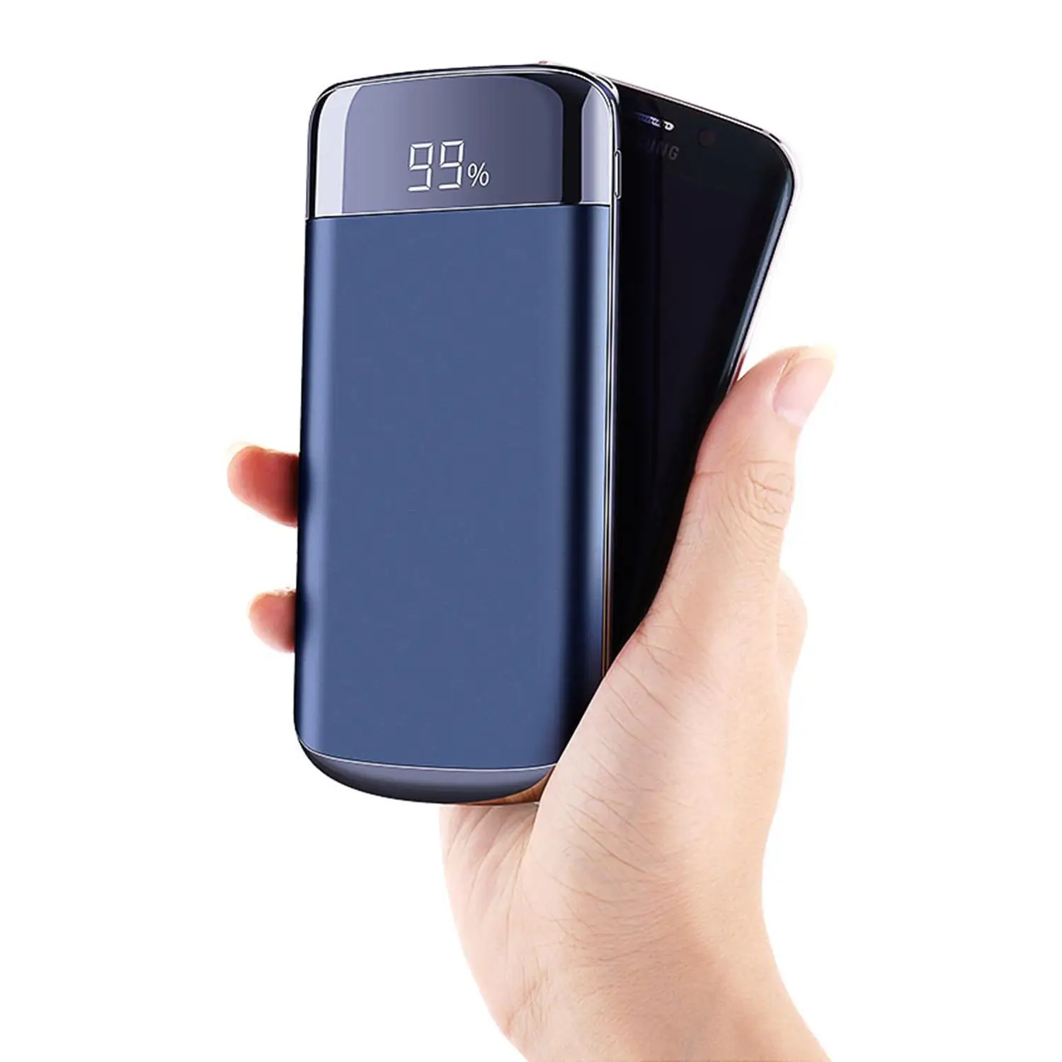 Power Bank 20000mah Ultra-thin USB Portable General LCD Display 2 Outputs Led Lights Mobile Phone Battery Charger | Мобильные