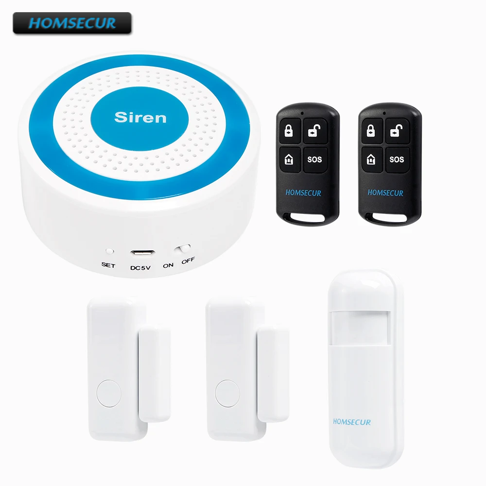 Homsecur 433mhz Wireless Diy Standalone Alarm Siren H6 2 125db Homsecur 433mhz Wireless Diy Standalone Alarm Siren H6 2 125db
