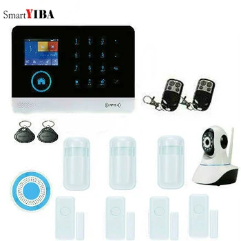 

SmartYIBA WIFI Alarmes 3G Network Home Security Alarm System Motion Detectors Camera Surveillance Home Alarm Window Door Sensor