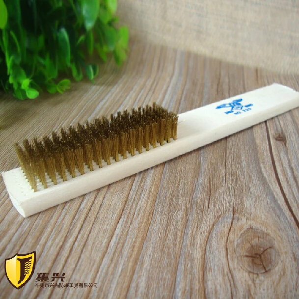

Cleaning Brush,Brass Wire Brush,Non sparking Safety Hand Tools