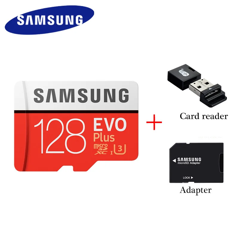 Оригинальная карта памяти SAMSUNG Micro SD 32 Гб 64 Гб класс 10 EVO+ EVO Plus microSD 128 ГБ 256 ГБ TF Карта SDXC cartao de memoria - Емкость: 128G-AP-C292