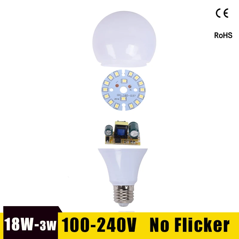 LED Bulb E27 LED Lamp 18W 15W 12W 9W 7W 5W 3W Lampara Led Bombillas 220V 110V For Indoor Lighting Cold/Warm White Led Light Lamp LED Bulb E27 LED Lamp 18W 15W 12W 9W 7W 5W 3W Lampara Led Bombillas 220V 110V For Indoor Lighting Cold/Warm White Led Light Lamp