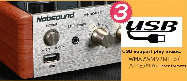 Nobsound MS-10D MKII Hifi 2,0 вакуумный ламповый усилитель USB/Bluetooth домашний аудио усилитель 25 Вт* 2 220 В усилитель bluetooth