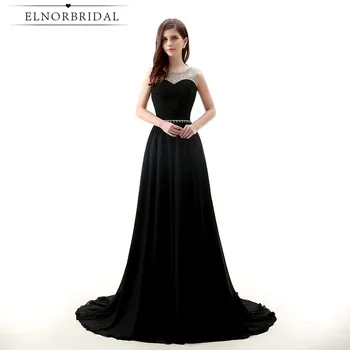 

Vintage Black Formal Evening Dresses For Women 2020 Vestidos De Festa Ever Pretty Sheer Prom Gowns Ssyfashion Party Dress