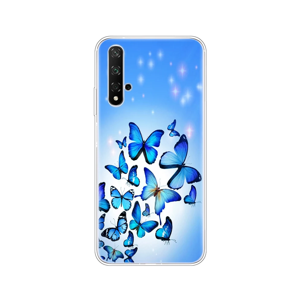 Case On Honor 20 Case Silicon Back Cover Phone Case For Huawei Honor 20 Pro Lite Honor20 YAL-L21 YAL-L41 Luxury Cartoon - Цвет: 11043