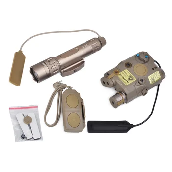 

Element Airsoft Tactical PEQ-15 IR Laser Light WMX200 LED Flashlight Strobe Peq15 Double Remote Control Fits for 20mm Rail