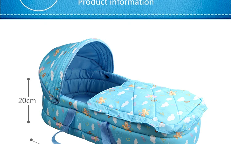 Портативный колыбелью спать корзины Новорожденные корзина путешествия детская кроватка кровать
