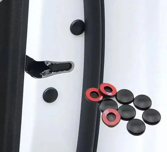 

Car Styling Door Lock Screw Protector Cover Auto Cover Sticker For Renault Koleos Kadjar Accessories 12pcs