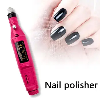 

Mini Electronic Manicure Pedicure Tool For Removing Acrylic Gel Nail Care Nail Drill Bit Smooth Nail Polisher Nursing Kit Drill