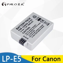 Rechargeable-Battery LP-E5 500D 1000D Canon 450d 1800mah Digital-Camera Palo for 1pcs