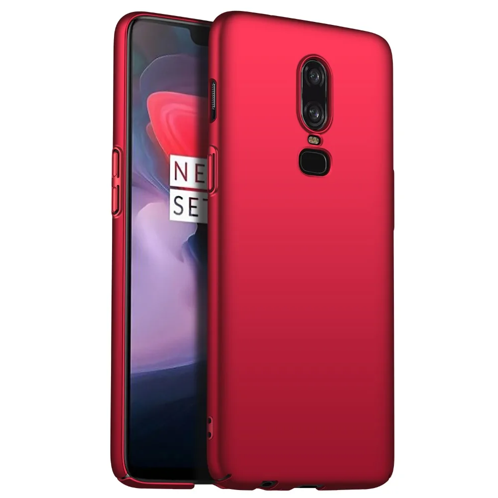 

Phone Case for Oneplus 6 Ultra Thin PC Cover for Oneplus 6 Hard Case Back Cover for One Plus 6 Fundas