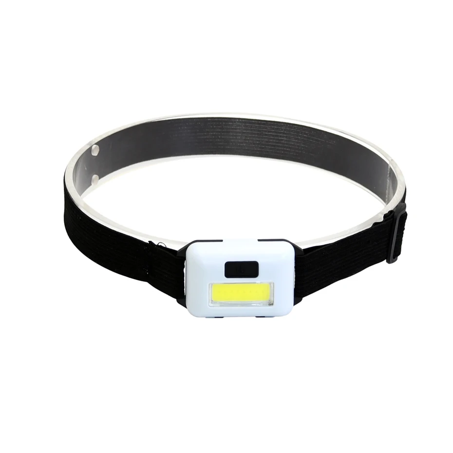 

SOLOLANDOR Mini COB LED Headlight Headlamp 4 Modes Flash Head Lamp Flashlight Use AAA battery Torch Camping Hiking Fishing Light