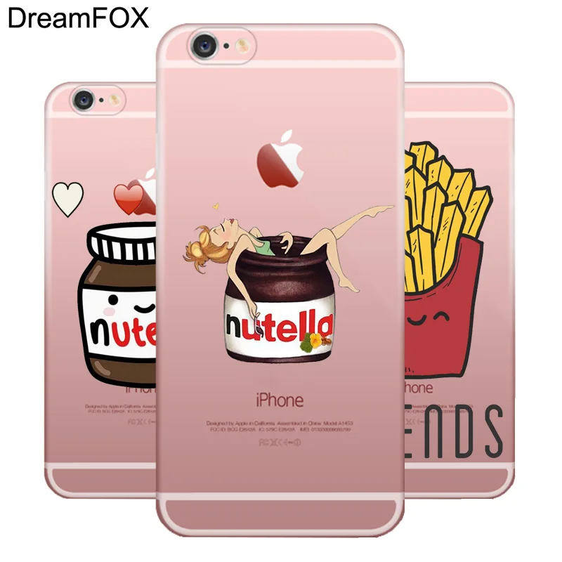 Beste DREAMFOX L070 Nutella Zachte TPU Silicone Case Cover Voor Apple iPhone X XR XS Max 8 7 6 6 s plus 5 5 s SE 5C 4 4 s