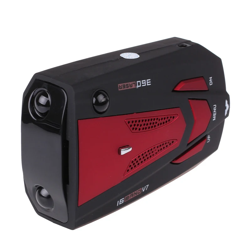 YASOKRO Car Radar Detector English Russian Auto 360 Degree Vehicle V7 Speed Voice Alert Alarm Warning 16 Band LED Display YASOKRO Car Radar Detector English Russian Auto 360 Degree Vehicle V7 Speed Voice Alert Alarm Warning 16 Band LED Display
