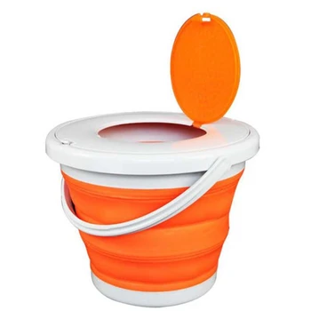 

ABSS-5LPortable Folding Bucket Foldable Basin Tourism Outdoor with Lids Fishing Camping Car Wash Bucket Outdoor
