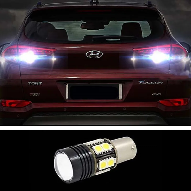 

1pcs P21W LED Canbus 1156 Ba15s R5 Backup Reverse Light Bulb For Hyundai SCoupe SantaFe Sonata IV Sonata VI Terracan