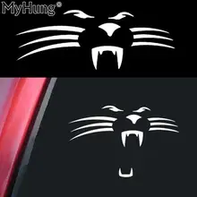 Car Styling Stickers Roaring Lion Car Sticker Accessories For VW Jetta Passat Golf Ford Focus 3 4 Peugeot 206 307 3008 1pc