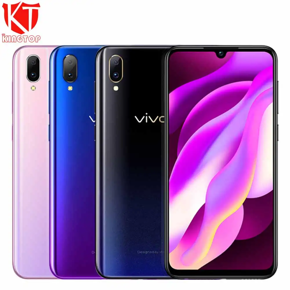 Мобильный телефон VIVO Y97, 4 Гб ОЗУ, 128 Гб ПЗУ, четыре ядра, 6,3 дюймов, полный экран, 16,0 Мп+ 2,0 МП, двойная тыловая камера, отпечаток пальца