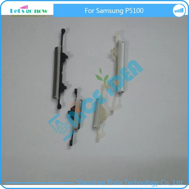 

Black White New Power Button For Samsung Galaxy Tab 2 P5100 P3110 Power+Volume Key Repair Parts Replacement