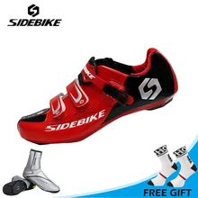 Sidebike/Профессиональная обувь для шоссейного велоспорта; Мужская Уличная обувь для велосипеда; Ультралегкая обувь для велосипеда; самоблокирующаяся обувь; Sapato Ciclismo