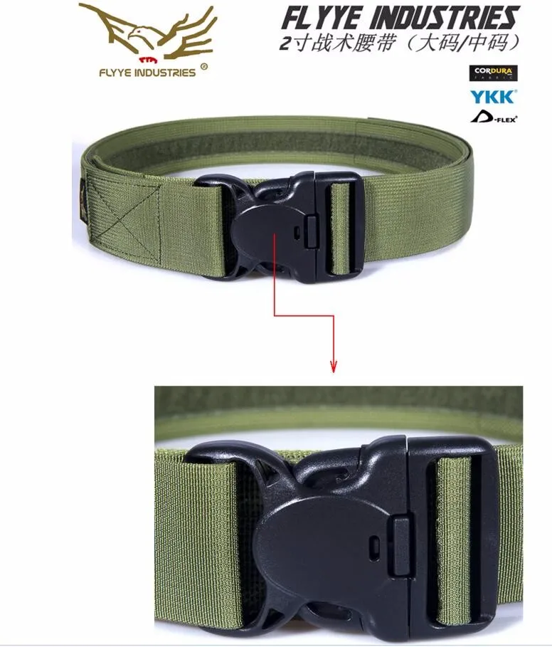 FLYYE MOLLE Тактический ремень пояс с пряжкой безопасности BT-B001