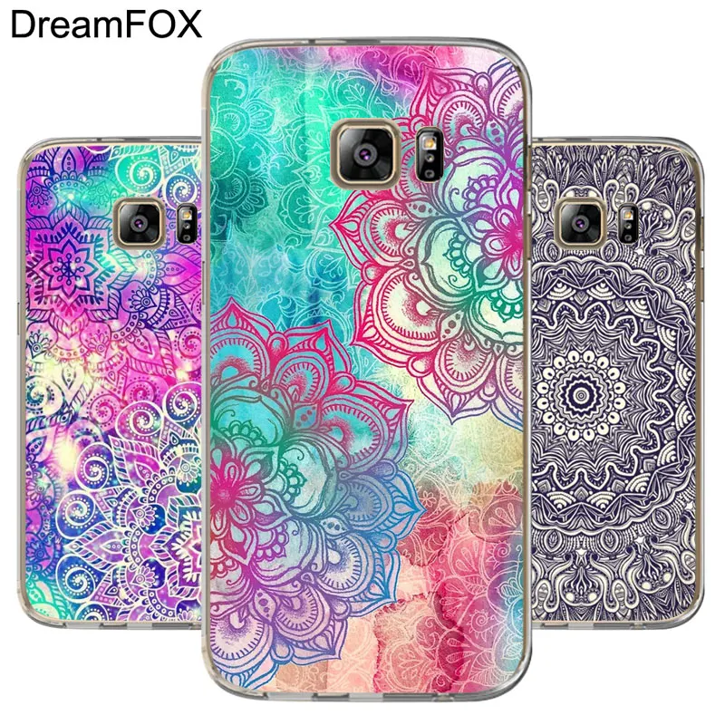 DREAMFOX M538 Mandala Flower Soft TPU Silicone Case Cover For Samsung Galaxy Note S 6 7 8 9 10 10e 11 11e Lite Edge Plus |