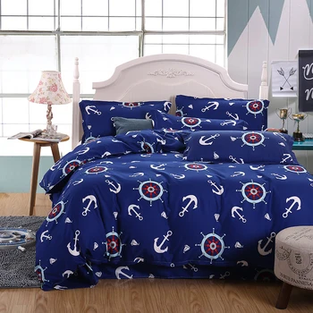 

Juwenin UNIHOME Luxury ZFull/Queen Duvet cover set 300 thread count fiber reactive prints bedding set PEI LUO DE HAO