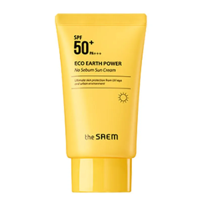 

The SAEM Eco Earth Power No Sebum Sun Cream SPF50+ PA+++ 50g UV Sunblock Body